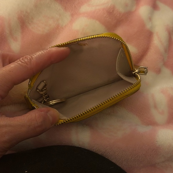 Kate Spade Yellow and Blue MetroCard Pouch - Picture 3 of 12